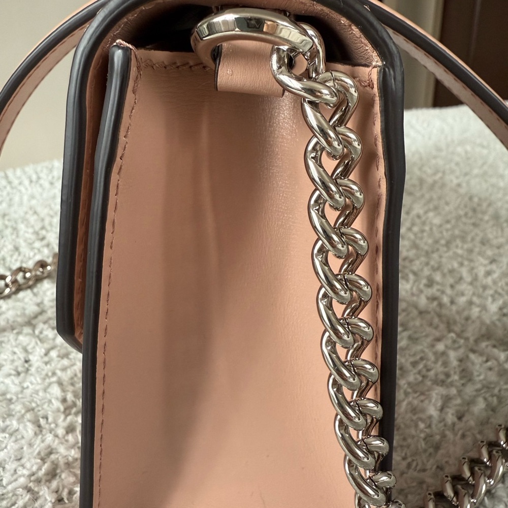 Jimmy Choo Pink Crossbody Bag with Sparkling Hardware - Picture 11 of 12